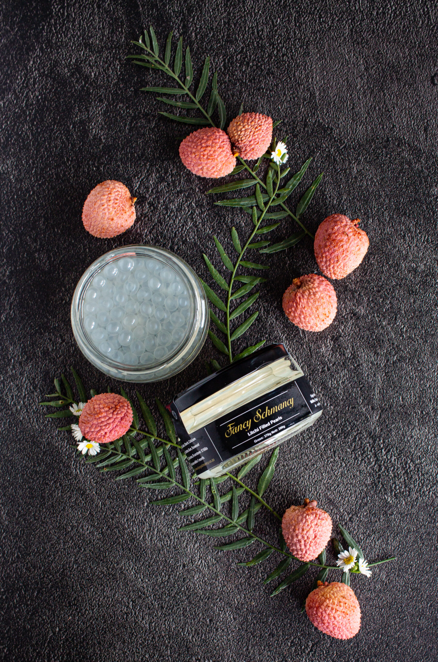 Litchi filled Pearls